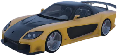 Transparent PNG of the GTA V vehicle rx7veilside