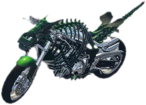 Transparent PNG of the GTA V vehicle skulldragon