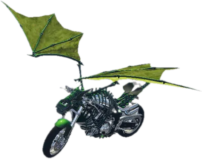 Transparent PNG of the GTA V vehicle skulldragon2
