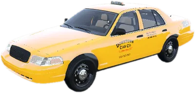 Transparent PNG of the GTA V vehicle taxi1