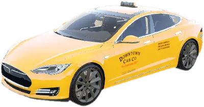 Transparent PNG of the GTA V vehicle taxi5