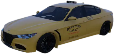 Transparent PNG of the GTA V vehicle taxkomoda