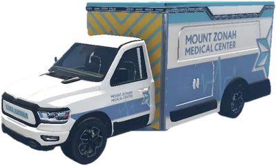 Transparent PNG of the GTA V vehicle vdambulance2