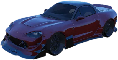 Transparent PNG of the GTA V vehicle zr350pz