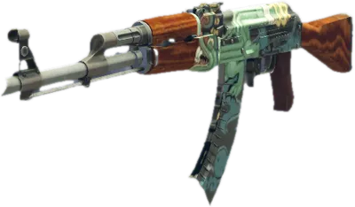Transparent PNG of the GTA V weapon ak47fs