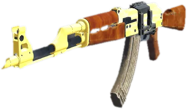 Transparent PNG of the GTA V weapon ak_47_gold