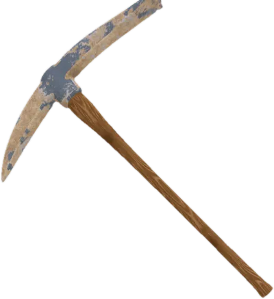 Transparent PNG of the GTA V weapon fury_pickaxe_iron