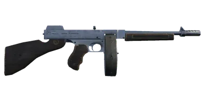 Transparent PNG of the GTA V weapon gusenberg_7