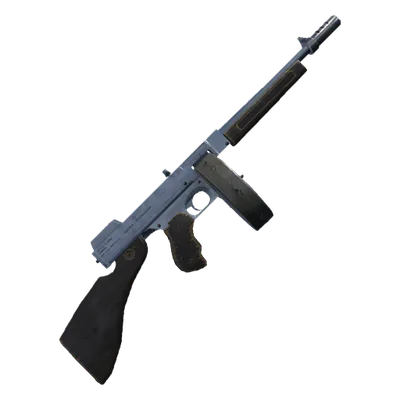 Transparent PNG of the GTA V weapon gusenberg_7_small