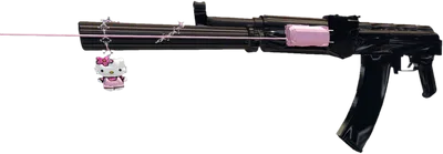 Transparent PNG of the GTA V weapon hellokitty