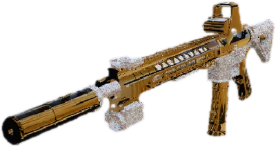 Transparent PNG of the GTA V weapon m4goldkoco
