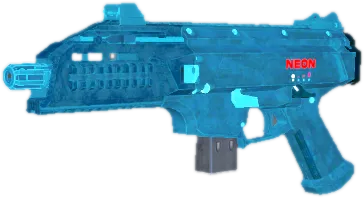 Transparent PNG of the GTA V weapon machinepistol_galaxy_blue2