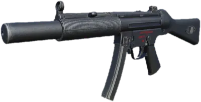 Transparent PNG of the GTA V weapon mp5sdfm