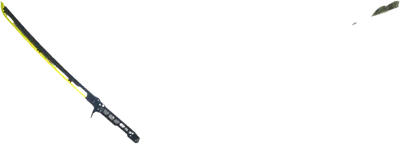 Transparent PNG of the GTA V weapon thermal_katana_yellow