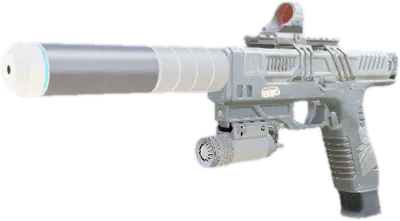 Transparent PNG of the GTA V weapon w_cyber_pistol_01_military