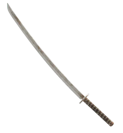 Transparent PNG of the GTA V weapon w_salvaged_katana